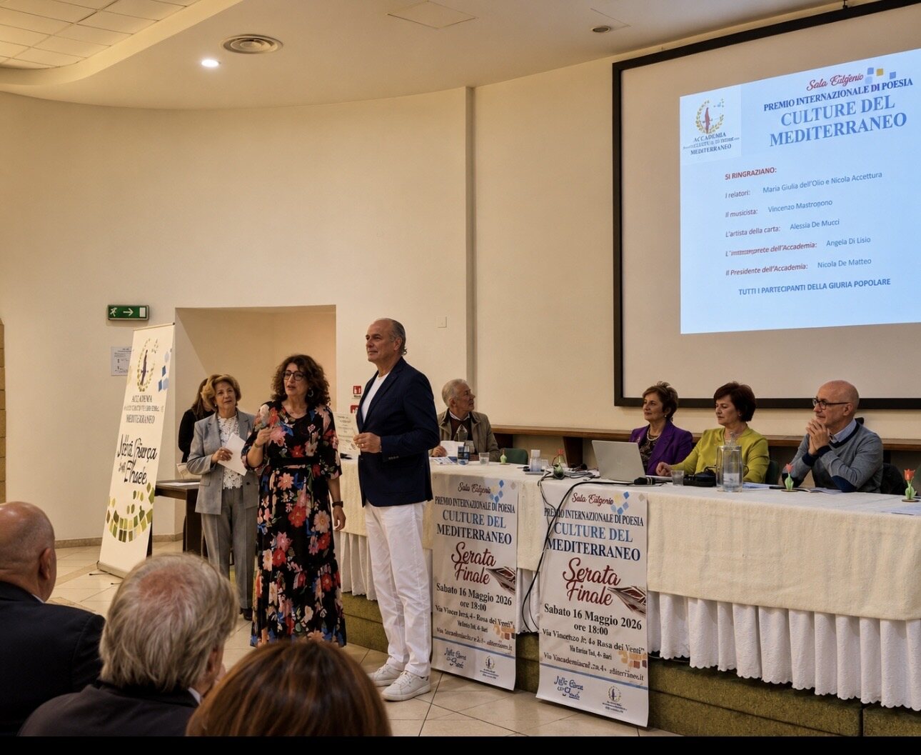 La premiazione di Angelo Raffaele Grande a Bari-Palese