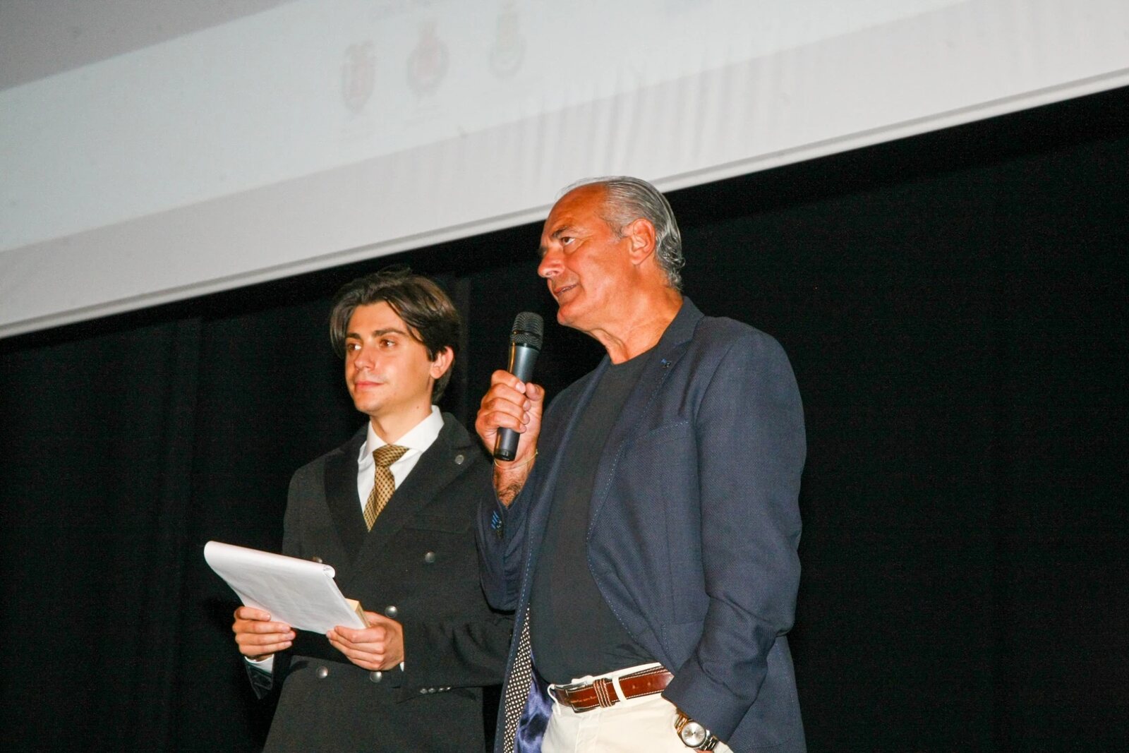 Angelo Raffaele Grande interviene alla cerimonia del Premio Giovanni Bertacchi