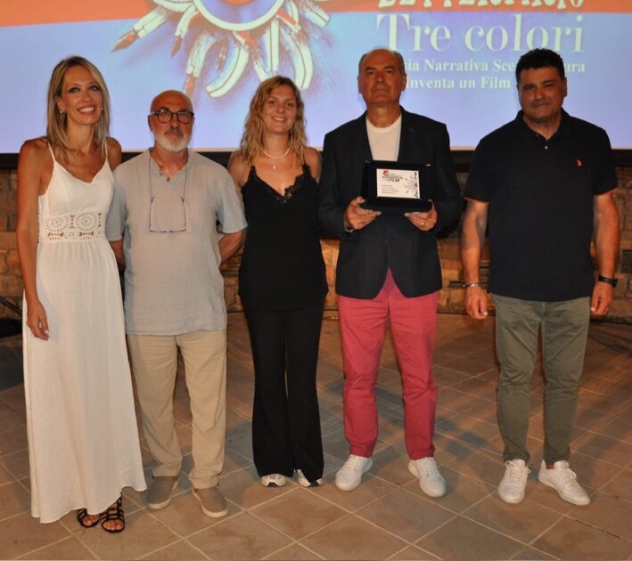 Angelo Raffaele Grande con il Primo Premio Tre Colori a Lenola